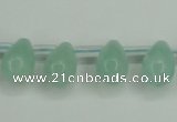 CAM145 10*14mm top-drilled teardrop amazonite gemstone beads