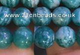 CAM1651 15.5 inches 6mm round Russian amazonite gemstone beads
