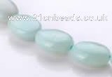 CAM39 natural amazonite 10*14mm flat oval beads Wholesale