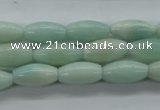 CAM517 15.5 inches 8*16mm rice mexican amazonite gemstone beads