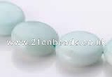 CAM60 coin 16mm natural amazonite gemstone beads Wholesale