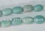 CAM608 15.5 inches 8*12mm nugget Chinese amazonite beads