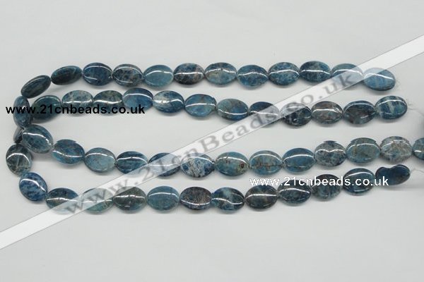 CAP09 15.5 inches 12*16mm oval apatite gemstone beads wholesale