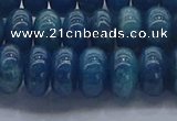 CAP371 15.5 inches 6*10mm rondelle apatite gemstone beads