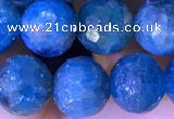 CAP660 15.5 inches 8mm faceted round apatite gemstone beads