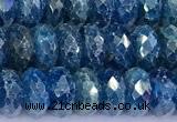 CAP748 15 inches 5*8mm faceted rondelle apatite beads