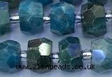 CAP749 15 inches 5*8mm-7*9mm faceted nuggets apatite beads