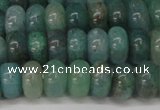 CAQ610 15.5 inches 4*6mm rondelle aquamarine gemstone beads