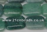 CAQ647 15.5 inches 15*20mm rectangle aquamarine gemstone beads