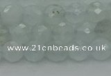 CAQ820 15.5 inches 6mm faceted round aquamarine beads wholesale