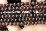 CAR229 15.5 inches 6mm round natural amber beads wholesale