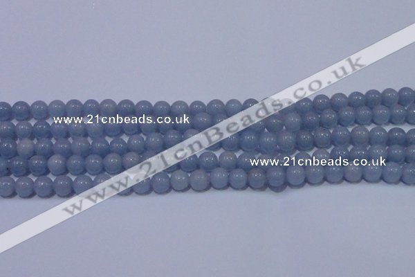 CAS201 15.5 inches 6mm round blue angel skin gemstone beads