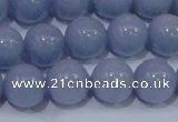 CAS204 15.5 inches 12mm round blue angel skin gemstone beads