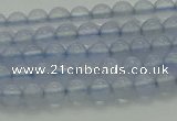CBC450 15.5 inches 4mm round blue chalcedony beads wholesale