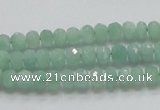 CBJ01 15.5 inches 4*6mm faceted rondelle jade beads wholesale