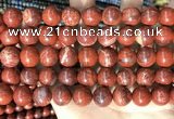 CBJ393 15.5 inches 12mm round brecciated jasper beads wholesale