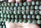 CBJ703 15.5 inches 10mm round green jade beads wholesale