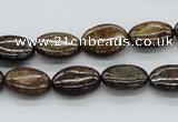 CBZ04 15.5 inches 10*14mm oval bronzite gemstone beads wholesale