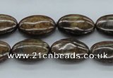 CBZ06 15.5 inches 12*18mm oval bronzite gemstone beads wholesale