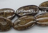 CBZ07 15.5 inches 17*27mm oval bronzite gemstone beads wholesale