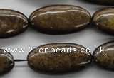 CBZ308 15.5 inches 15*30mm oval bronzite gemstone beads wholesale