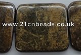 CBZ318 15.5 inches 30*30mm square bronzite gemstone beads wholesale