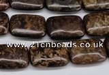 CBZ75 15.5 inches 13*18mm rectangle bronzite gemstone beads