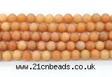 CCA571 15 inches 8mm round peach calcite gemstone beads