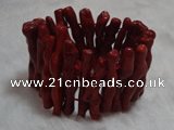 CCB100 7.5 inches Vagarious coral bracelet jewelry wholesale