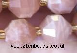 CCB1005 15 inches 9*10mm faceted monstone beads