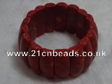 CCB103 7.5 inches coral hand crafted bracelet jewelry wholesale