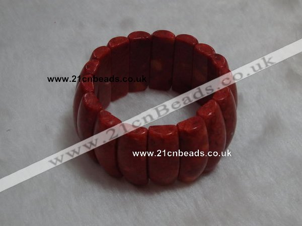 CCB103 7.5 inches coral hand crafted bracelet jewelry wholesale