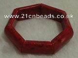 CCB104 7.5 inches red coral bracelet jewelry wholesale