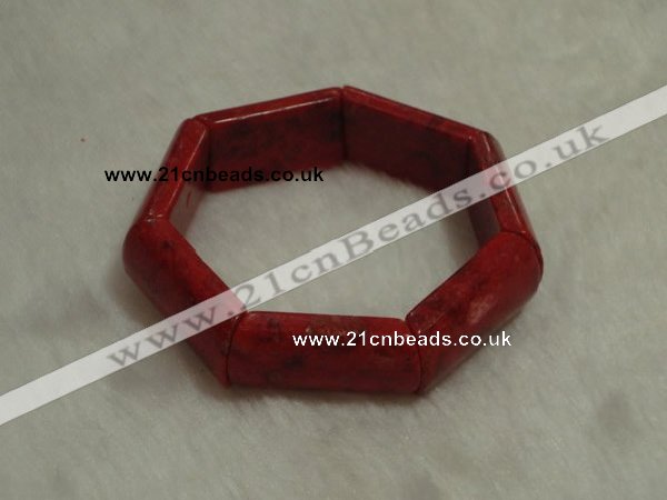 CCB104 7.5 inches red coral bracelet jewelry wholesale