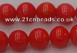 CCB126 15.5 inches 8mm round red coral beads strand wholesale