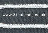 CCC268 2*4mm faceted rondelle grade A natural white crystal beads