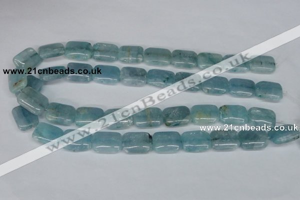 CCE54 15.5 inches 15*20mm rectangle dyed natural celestite gemstone beads
