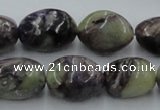 CCG16 15.5 inches 15*22mm nugget natural charoite gemstone beads