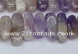 CCH710 15.5 inches 5*10mm - 5*15mm dogtooth amethyst chips beads