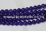 CCN10 15.5 inches 4mm round candy jade beads wholesale