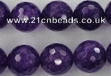 CCN1257 15.5 inches 16mm faceted round candy jade beads wholesale