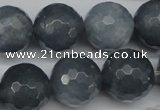 CCN1268 15.5 inches 18mm faceted round candy jade beads wholesale