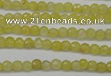 CCN1321 15.5 inches 4mm faceted round candy jade beads wholesale