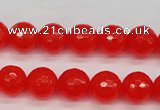 CCN1953 15 inches 10mm faceted round candy jade beads wholesale