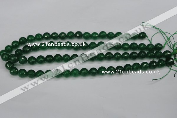 CCN1974 15 inches 12mm faceted round candy jade beads wholesale