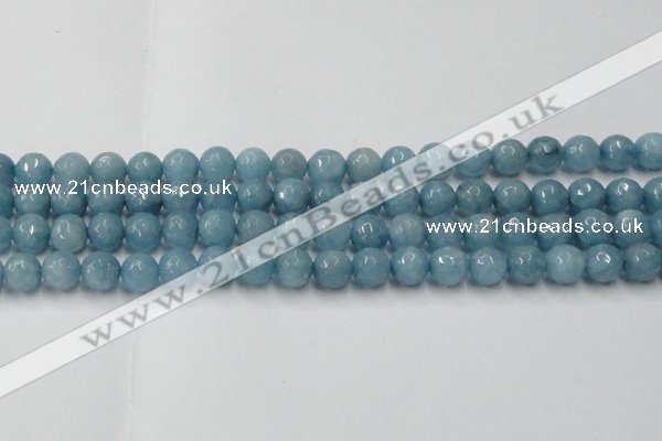 CCN2019 15 inches 12mm faceted round candy jade beads wholesale