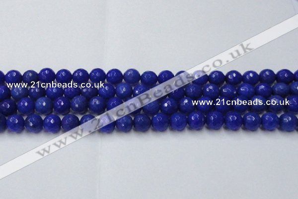 CCN2068 15 inches 12mm faceted round candy jade beads wholesale