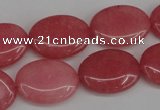 CCN2224 15.5 inches 15*20mm oval candy jade beads wholesale