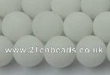 CCN2500 15.5 inches 14mm round matte candy jade beads wholesale