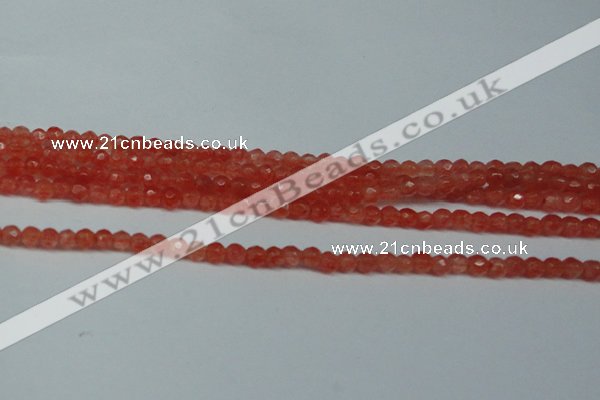 CCN2801 15.5 inches 2mm tiny faceted round candy jade beads